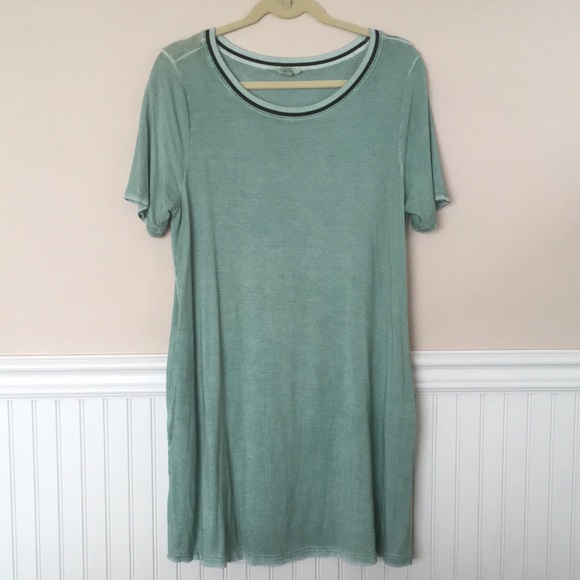 Dresses & Skirts - NWOT Sage Oil Washed T-Shirt Dress
